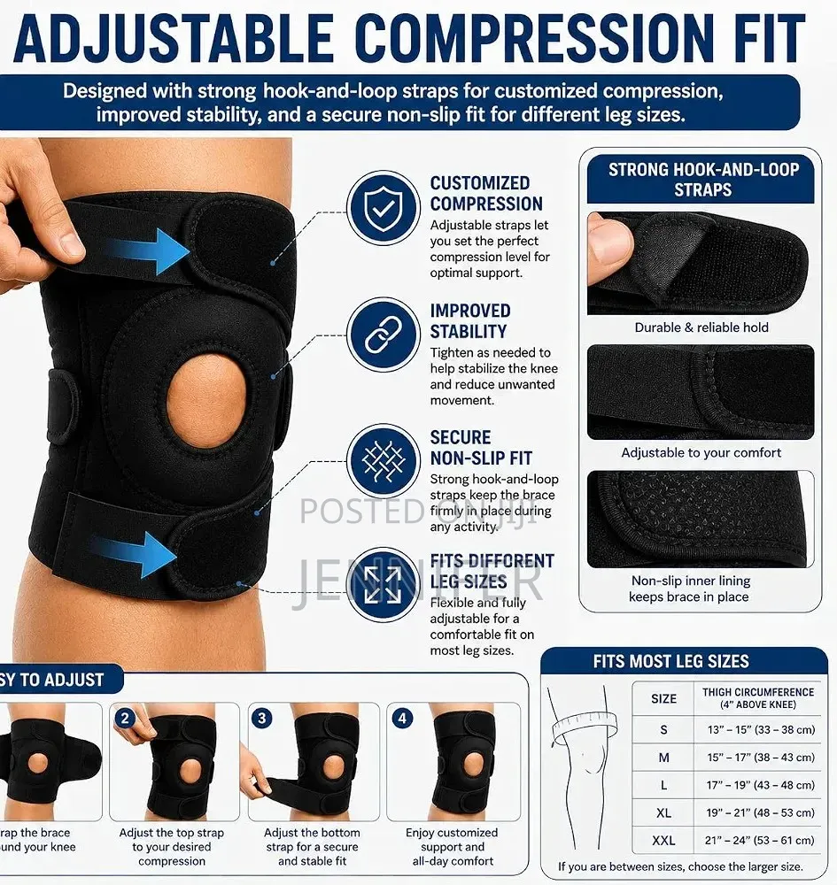 Adjustable Knee Support Brace