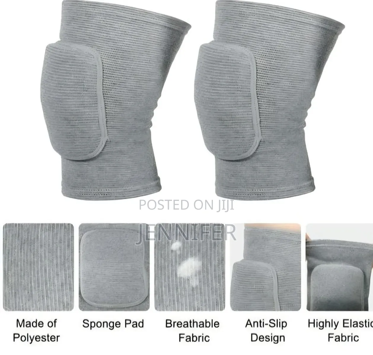 Protective Padded Knee Sleeves Set
