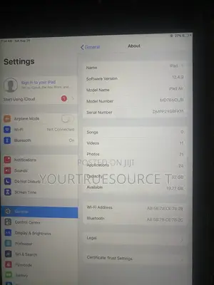 Apple iPad Air (2020) 32 GB Gray