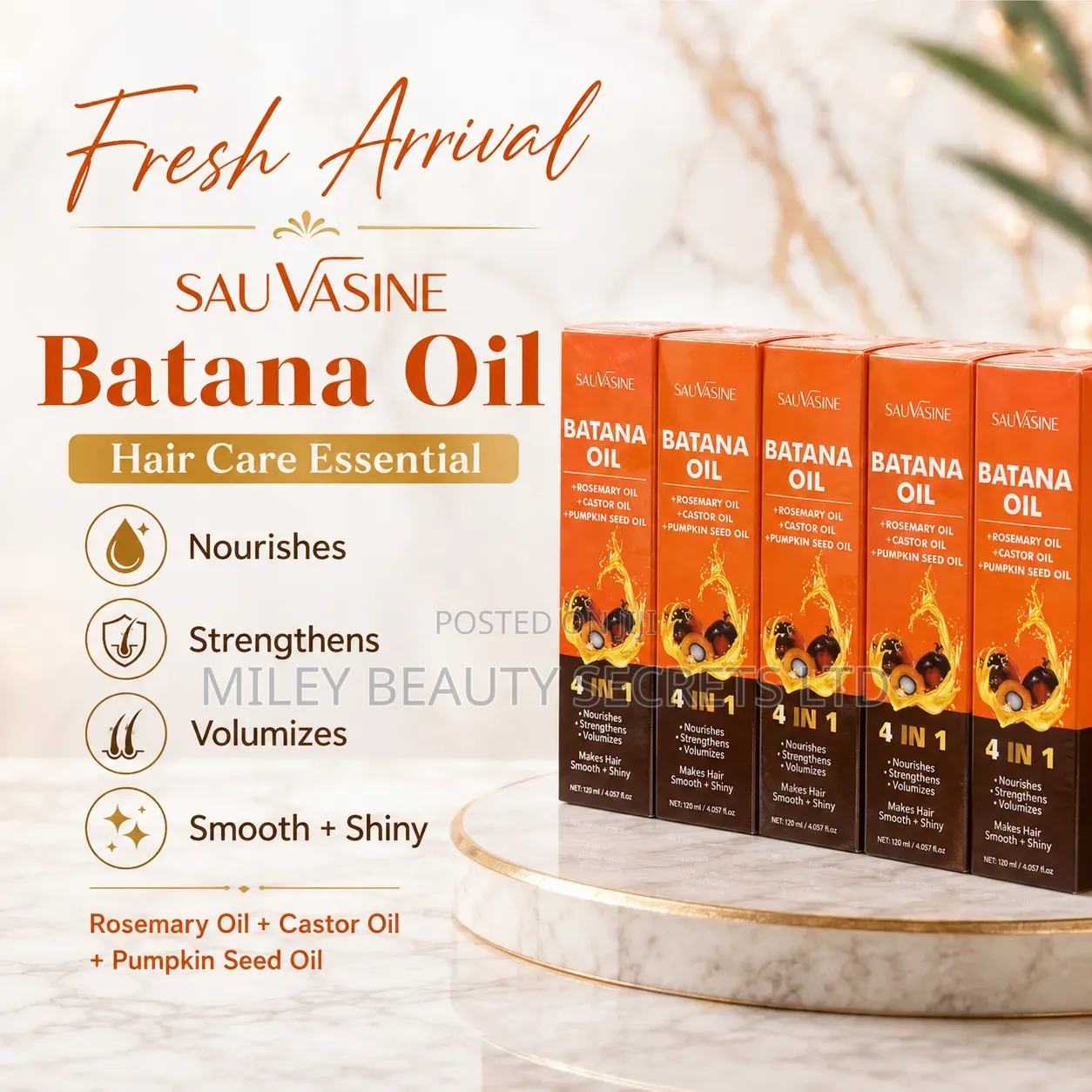 SAUVASINE Batana Oil 4 in 1 🧡✨