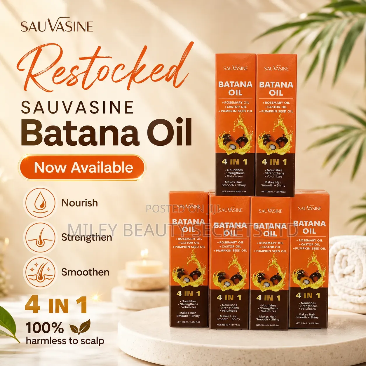 SAUVASINE Batana Oil 4 in 1 🧡✨