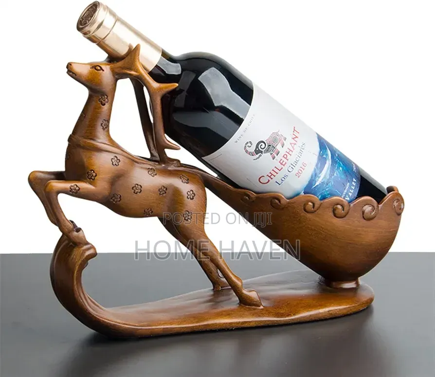 Deer Wine Rack Bottle Holder