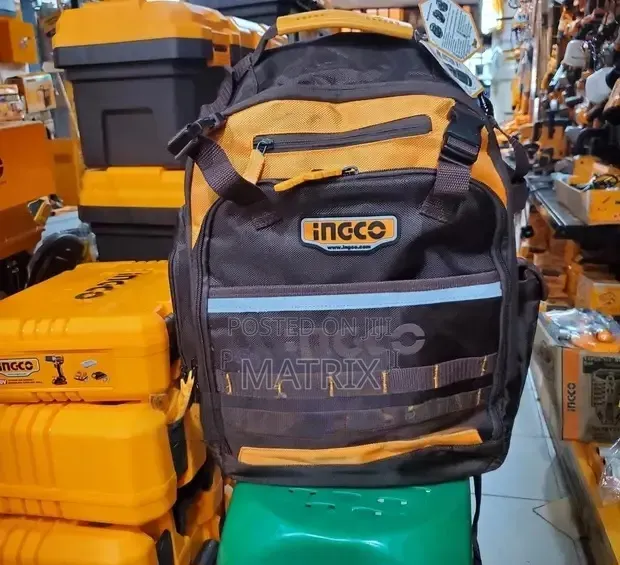 INGCO Tool Backpack,Tool Bag Multifunctional Tool Bag