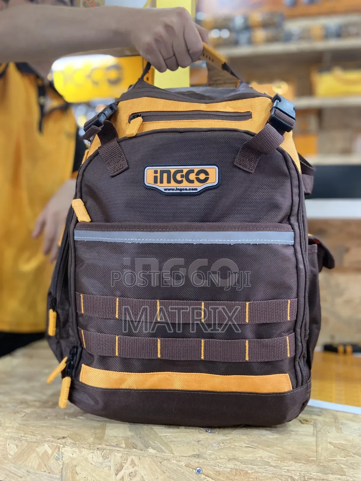 INGCO Tool Backpack,Tool Bag Multifunctional Tool Bag