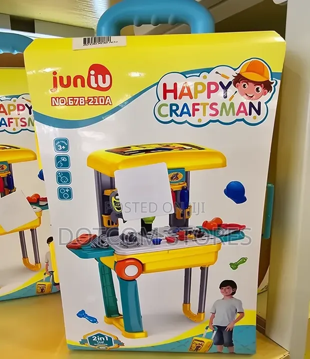 Happy Craftsman 2-in-1 Engineering Kids' Toy Set (