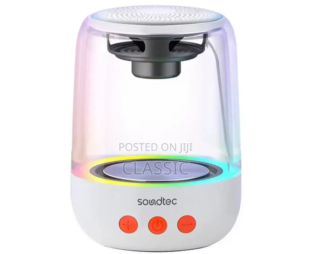 Porodo Soundtec Crystal-Glow Mini Bluetooth Speaker