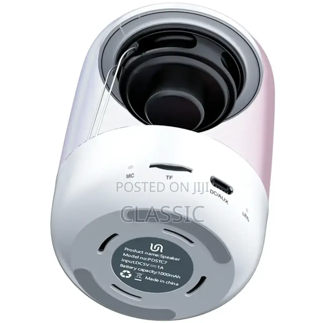 Porodo Soundtec Crystal-Glow Mini Bluetooth Speaker