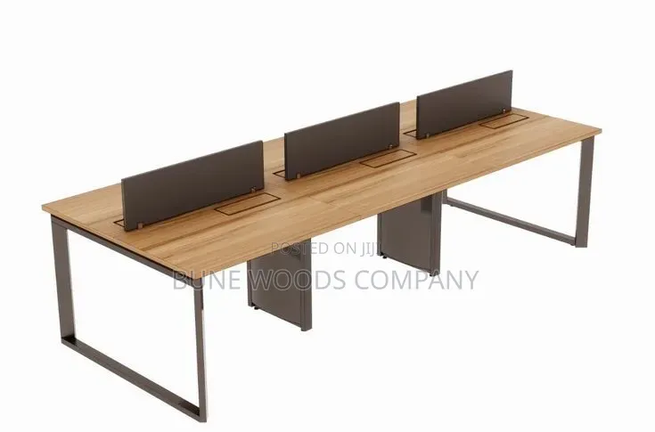 Simple 6seater People Workstation Office Table