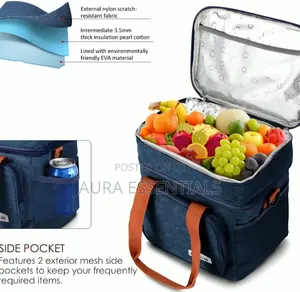 Dual-Compartment Insulated Lunch Bag