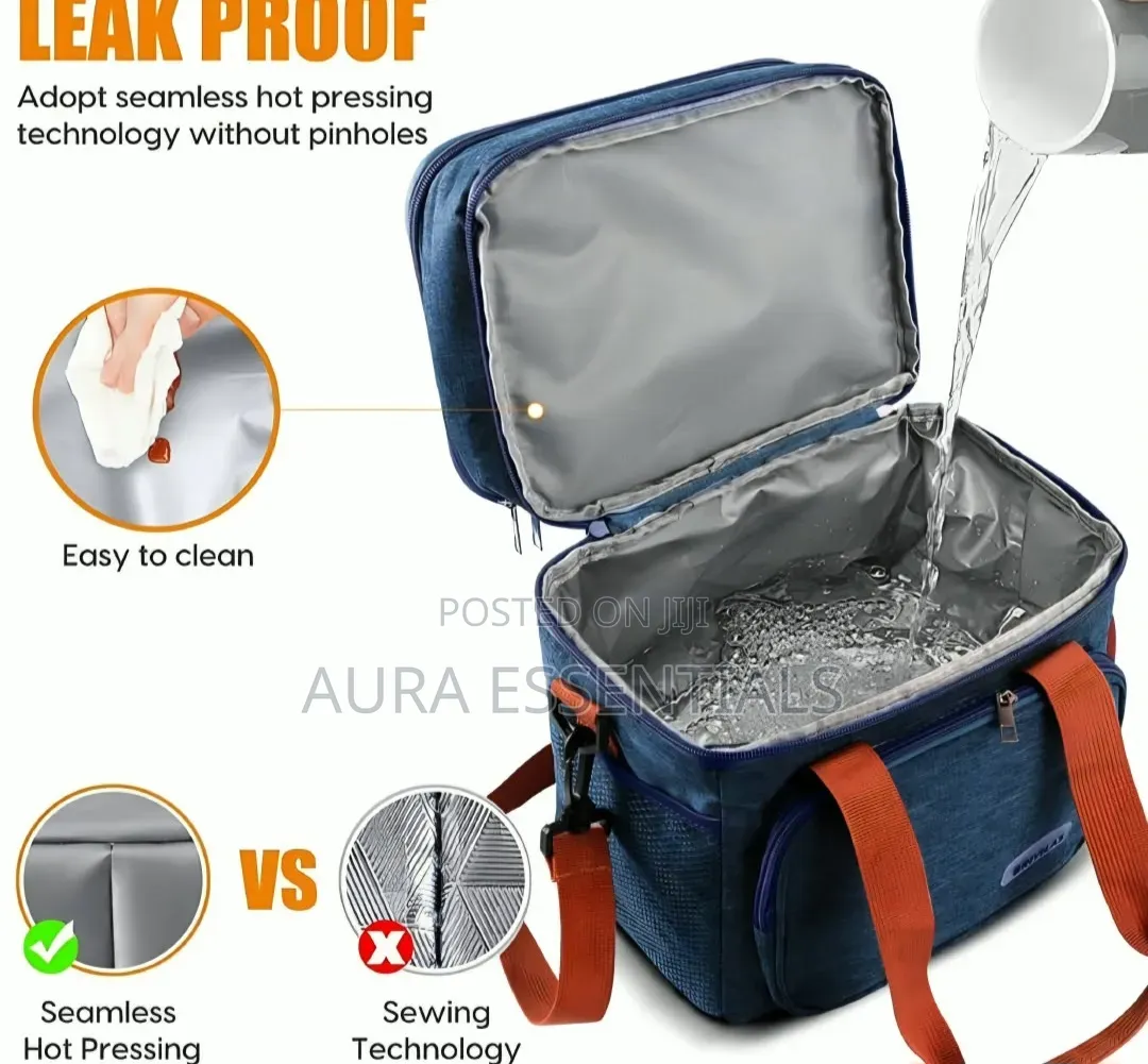 Dual-Compartment Insulated Lunch Bag