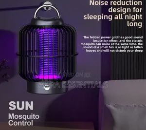 2-in-1 Rechargeable LED Lighting and Electric Shock Mosquito Killer