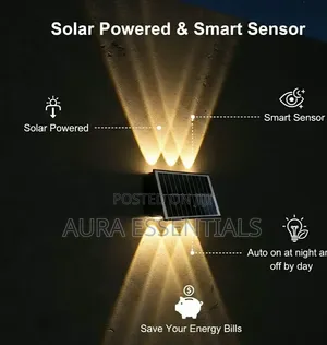 Solar Outdoor Up and Down Fence Light