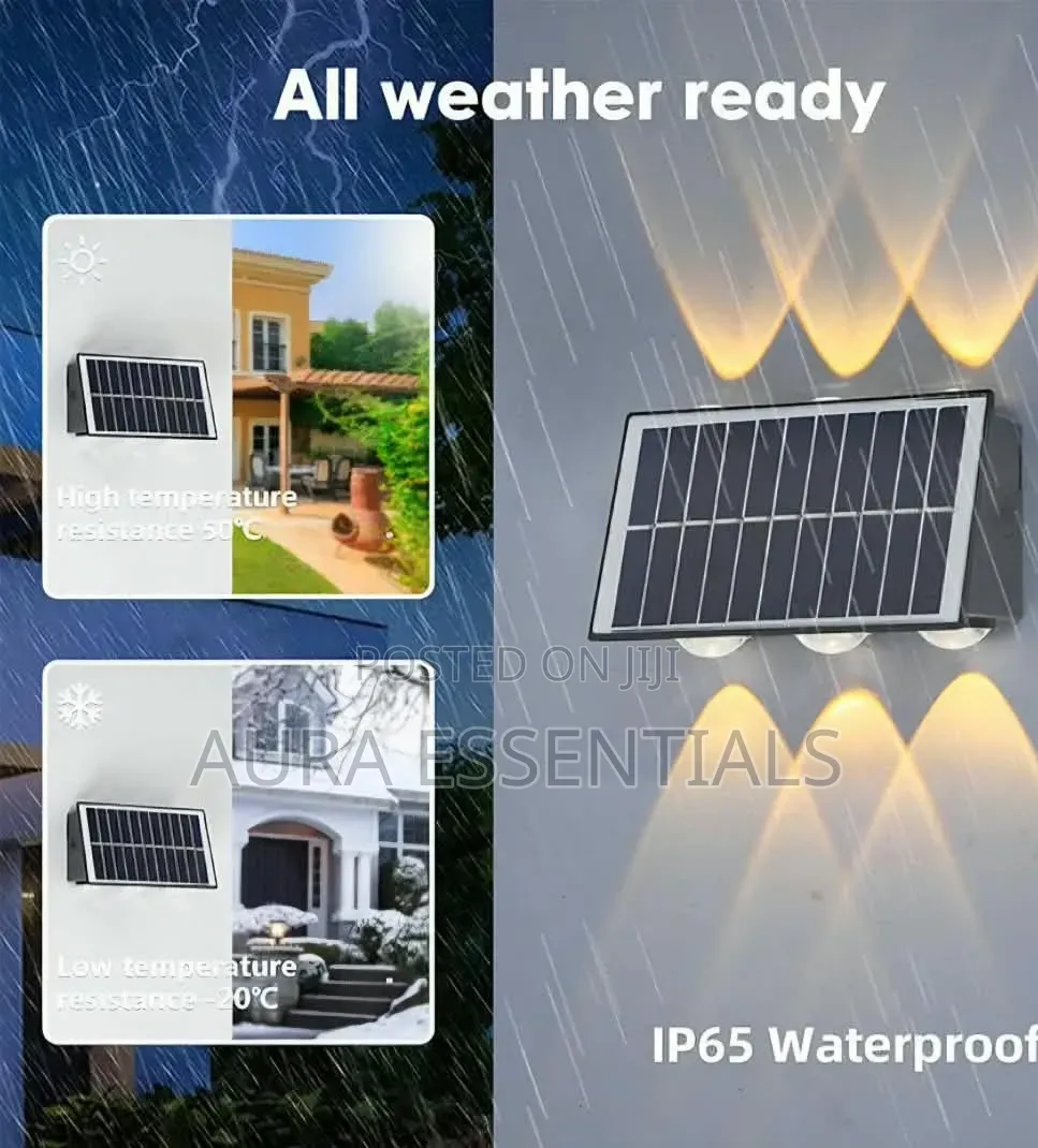 Solar Outdoor Up and Down Fence Light