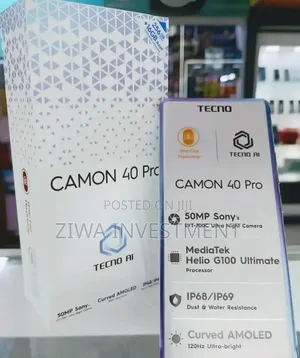 New Tecno Camon 40 Pro 4G 256 GB Black