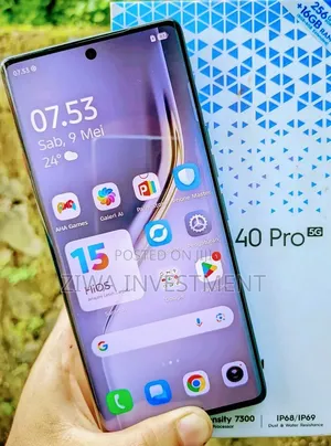 New Tecno Camon 40 Pro 4G 256 GB Black