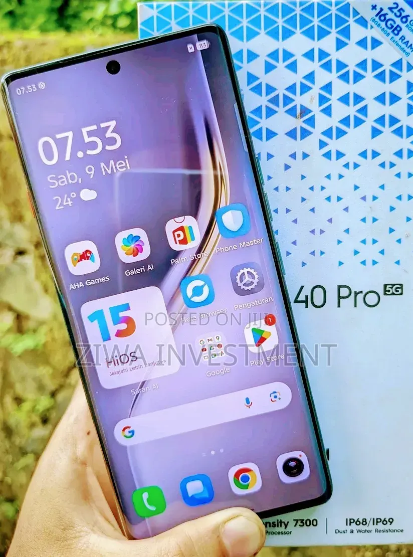 New Tecno Camon 40 Pro 4G 256 GB Black