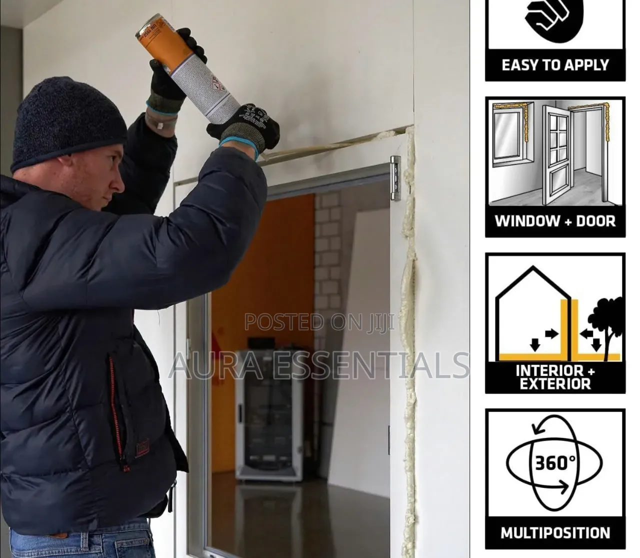 Multi-Purpose Expandable PU Foam Insulation Sealant
