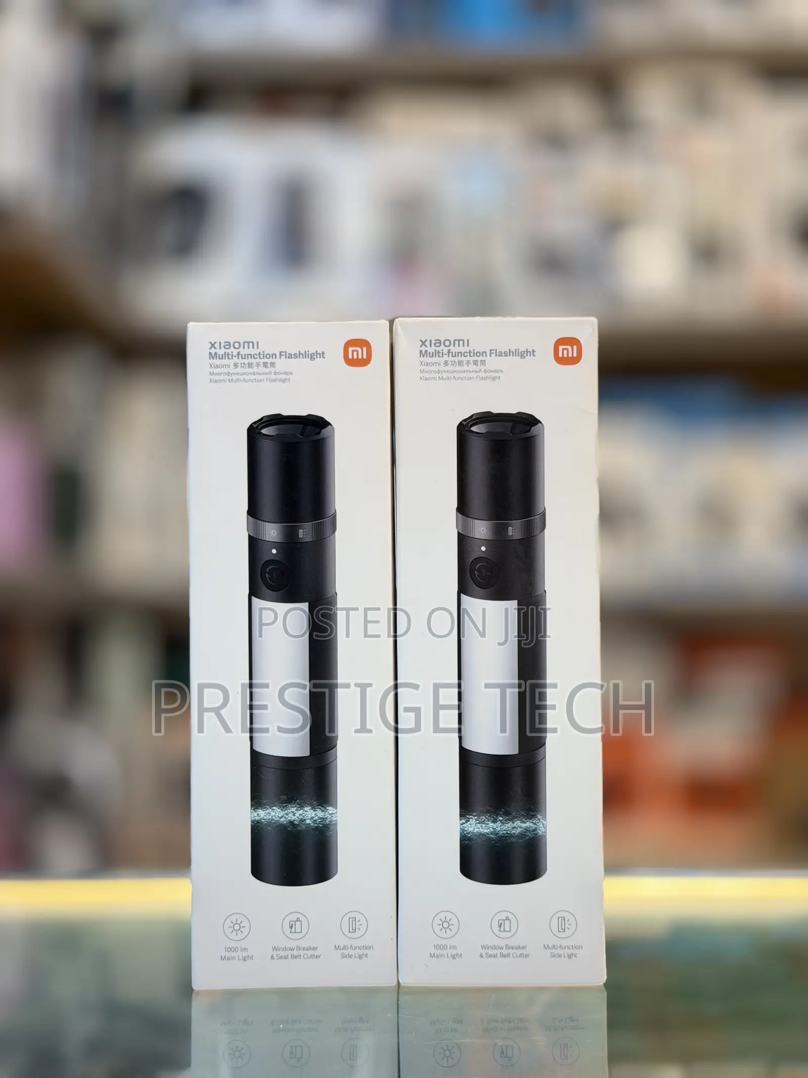 Xiaomi Mi Multi Function Flashlight Zoomable Torch and Window Breaker