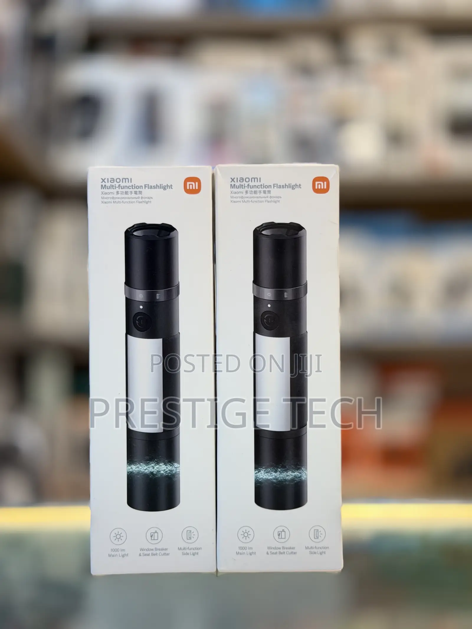 Xiaomi Mi Multi Function Flashlight Zoomable Torch and Window Breaker