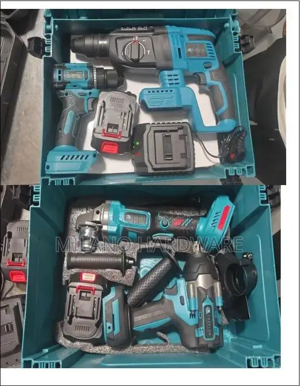 4-in-1 Cordless Brushless Power Tool Combo Kit
