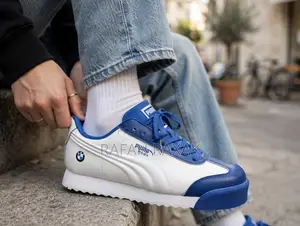 Original White/Blue Puma Roma BMW Sneakers