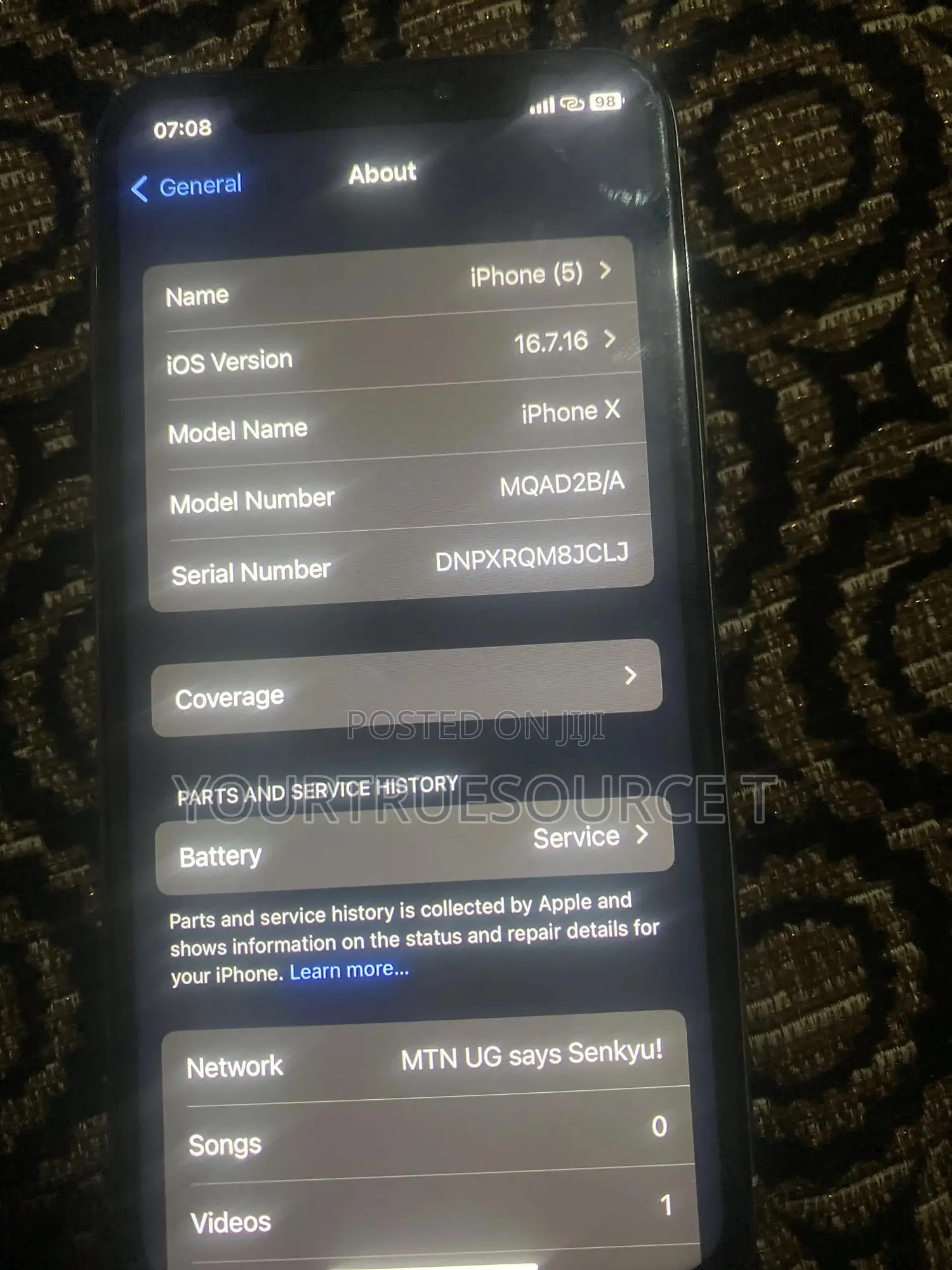 Apple iPhone X 64 GB White