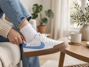 Classic Unisex Nike Court Shot “Sail” Gum Light Brown Blue Sneakers