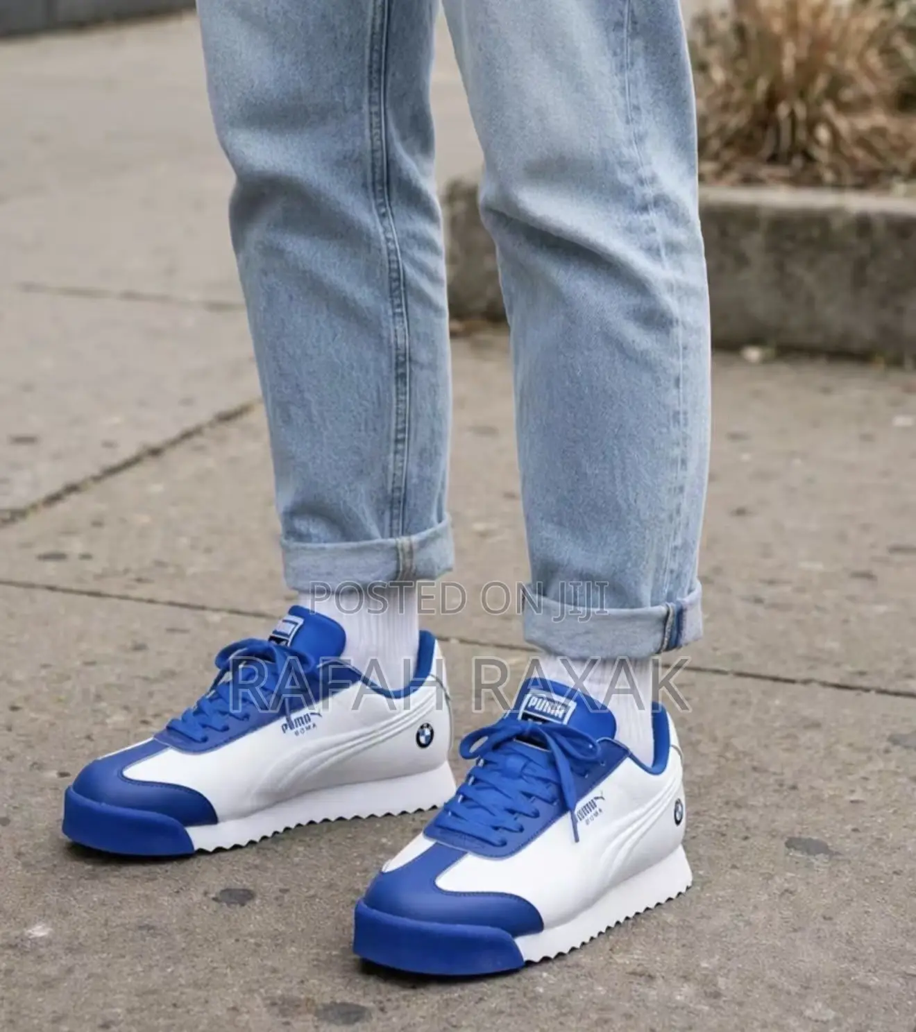Classic Puma Roma BMW Motorsport White-Blue Sneakers