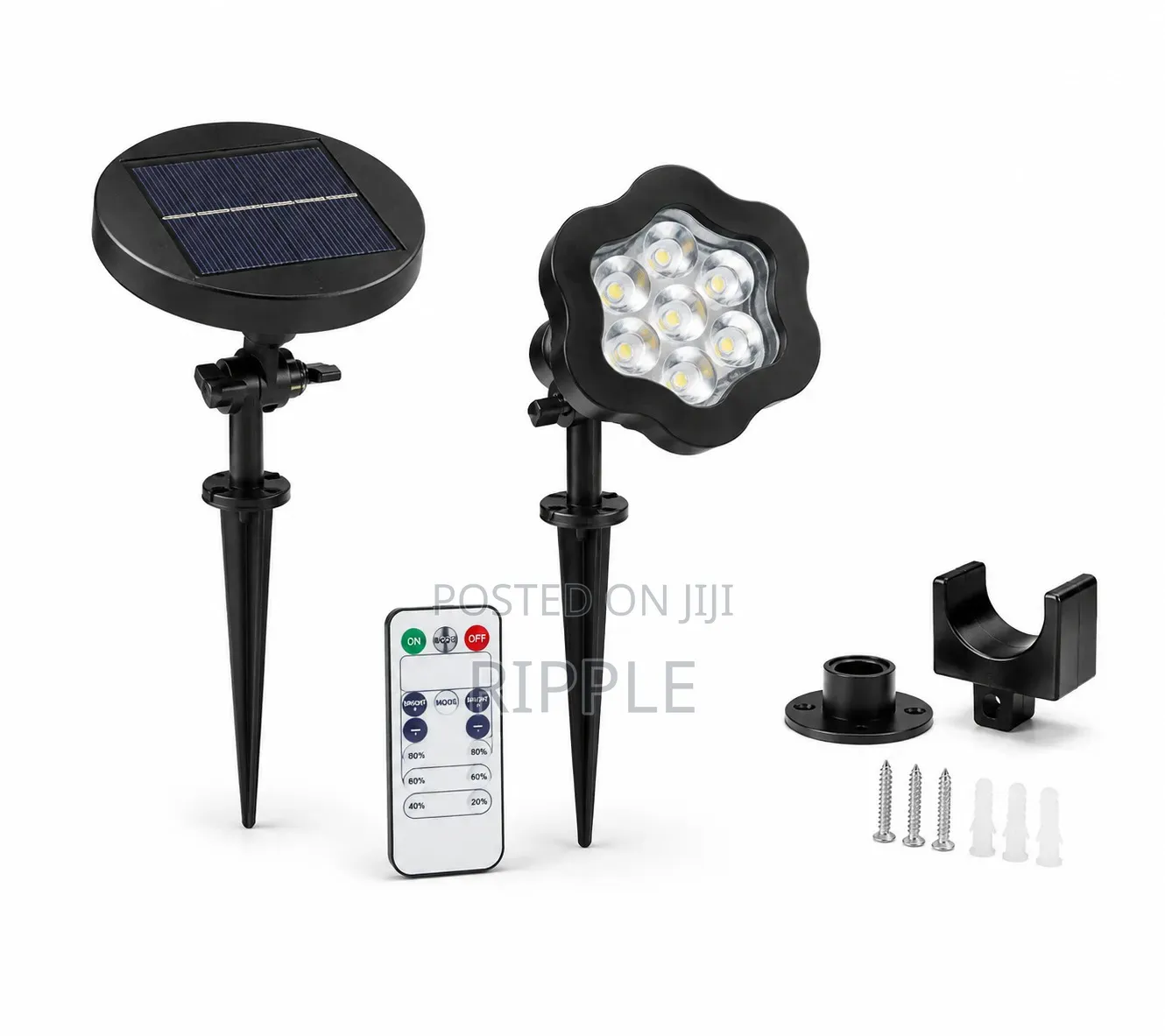 7w Solar Led Garden Spotlight Landscape Light for Fences Pathways