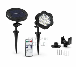 7w Solar Led Garden Spotlight Landscape Light for Fences Pathways