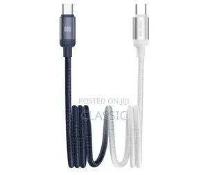 Green Lion Duo Colour Braided USB-C to USB-C Cable – 100W, 1m