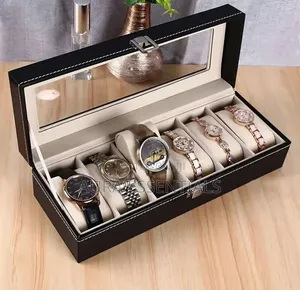 Men's and Women's Leatherette Watch Organizer