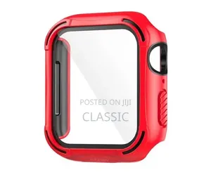 Green Lion Guard Pro Case With Glass for Apple Watch 44mm – Red