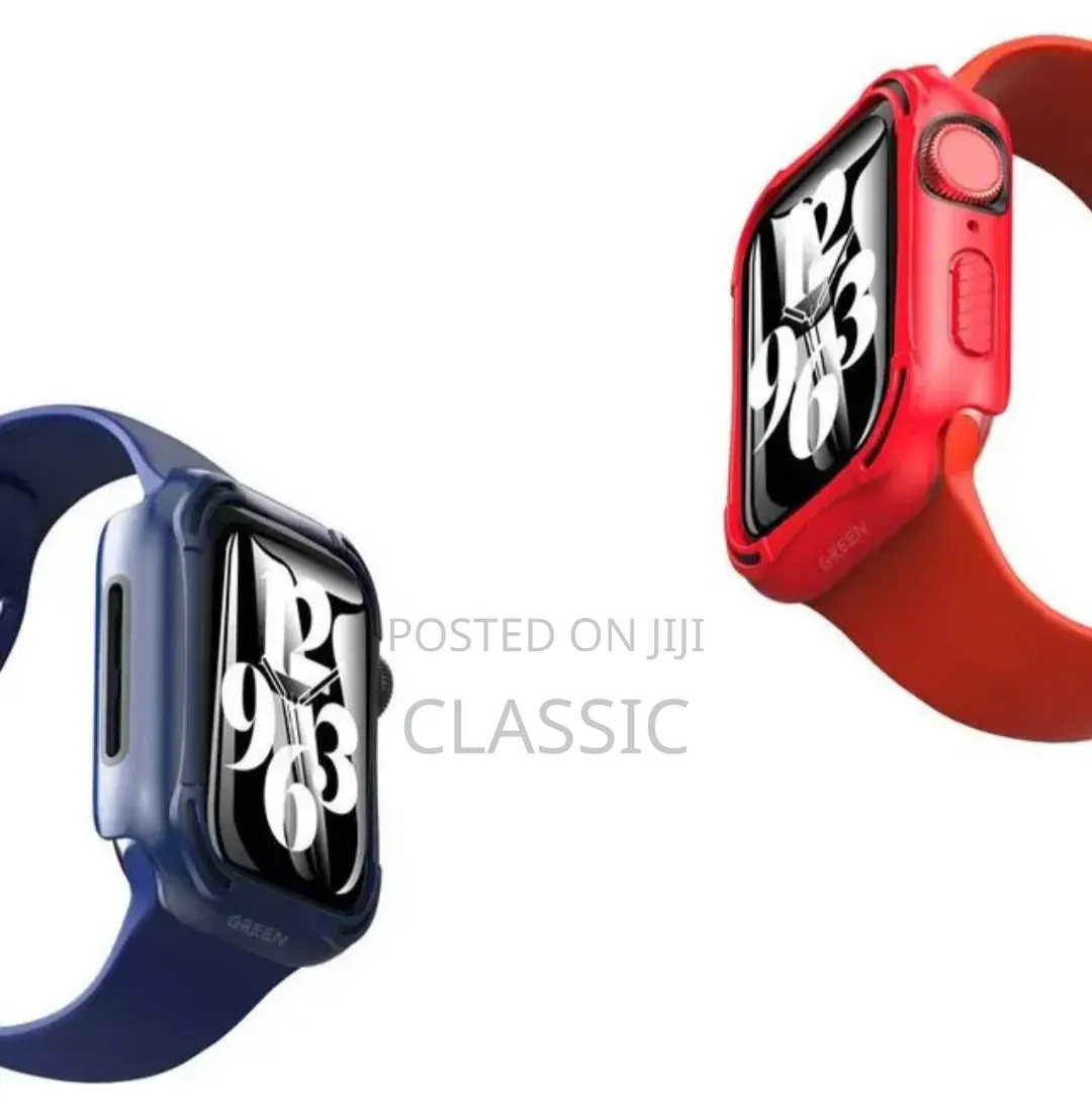 Green Lion Guard Pro Case With Glass for Apple Watch 44mm – Red