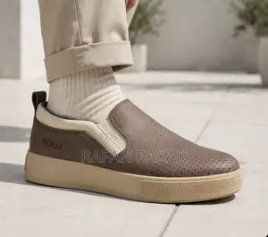 Original Brown Polo Smart Casual Slip-on Sneakers