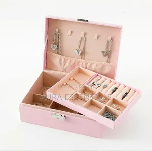 Three-Layer Jewelry Organizer Box