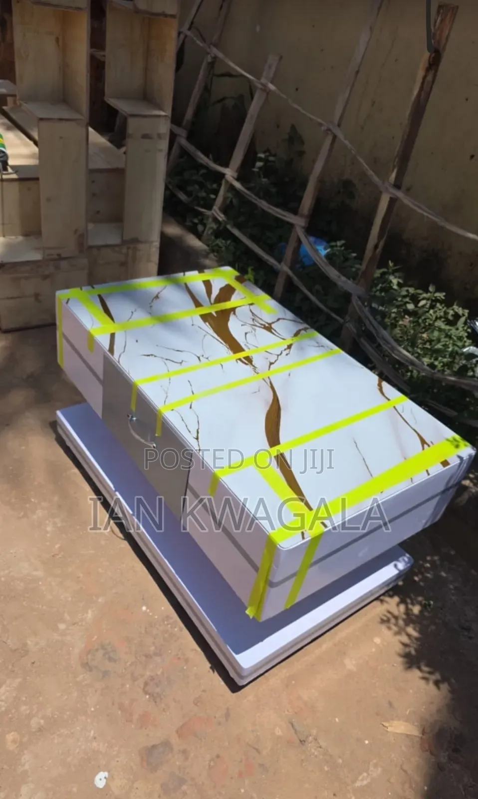 Glass Centre Table (Marble)