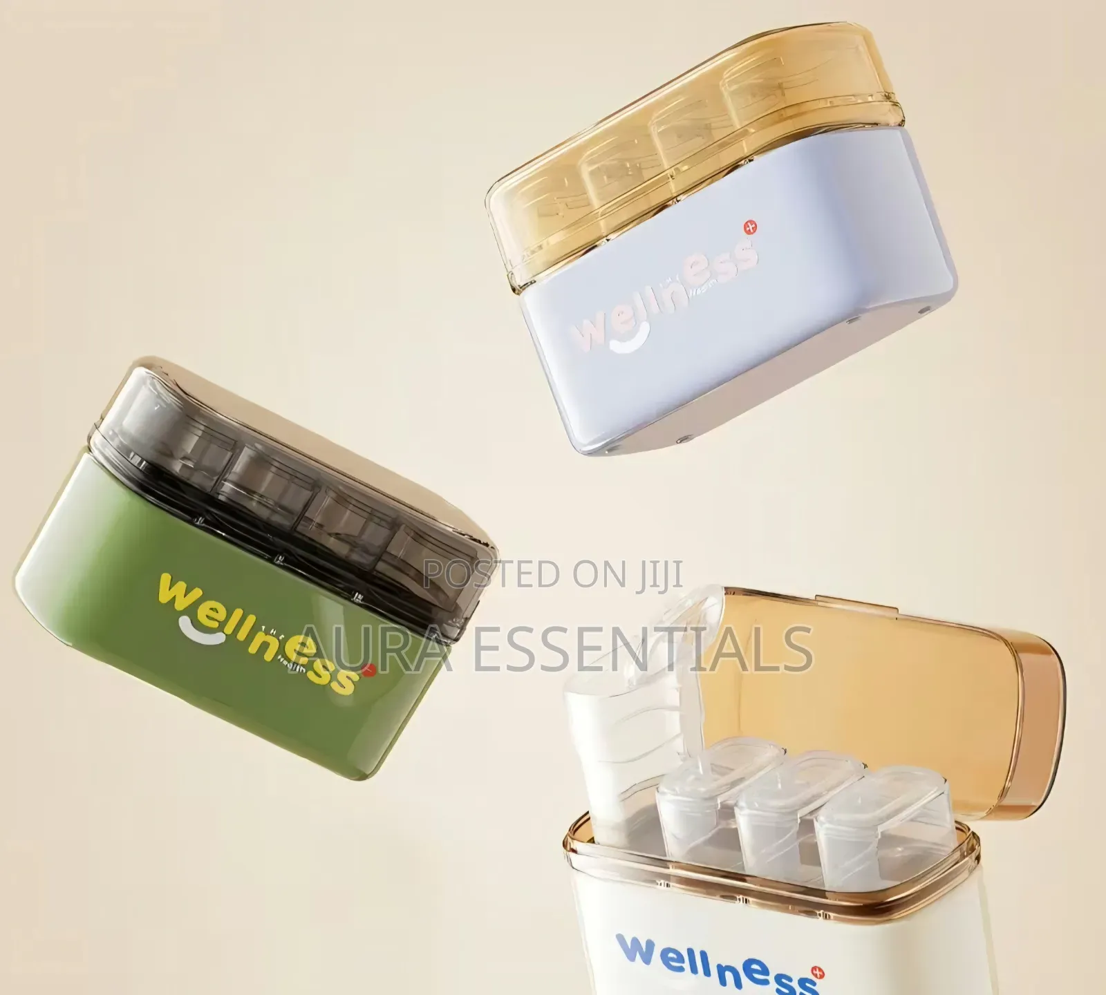 Portable Multi-Compartment Pill Organizer