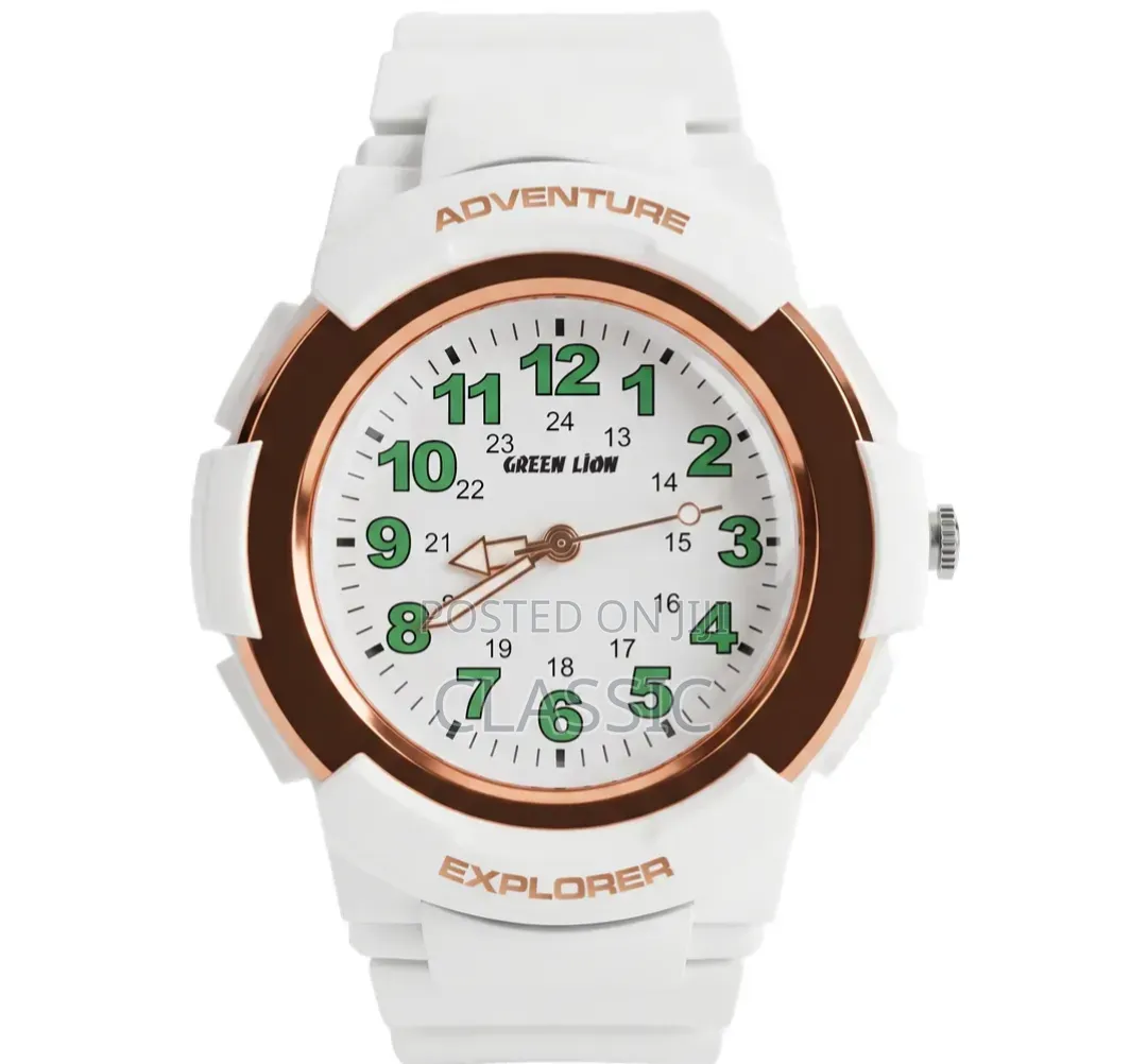 Green Lion Explorer Kids Analog Watch