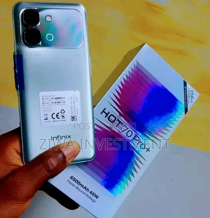 New Infinix Hot 70 Pro 5G+ 256 GB Black