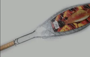 Portable Wire Mesh Fish Grill Basket