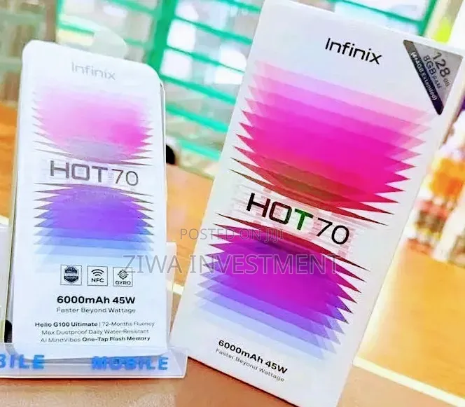 New Infinix Hot 70 256 GB Purple
