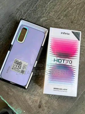 New Infinix Hot 70 256 GB Purple