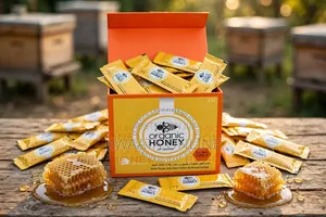 Organic Honey Men Sex Libido Wellness Bedroom Endurance (24 PC Box,10g