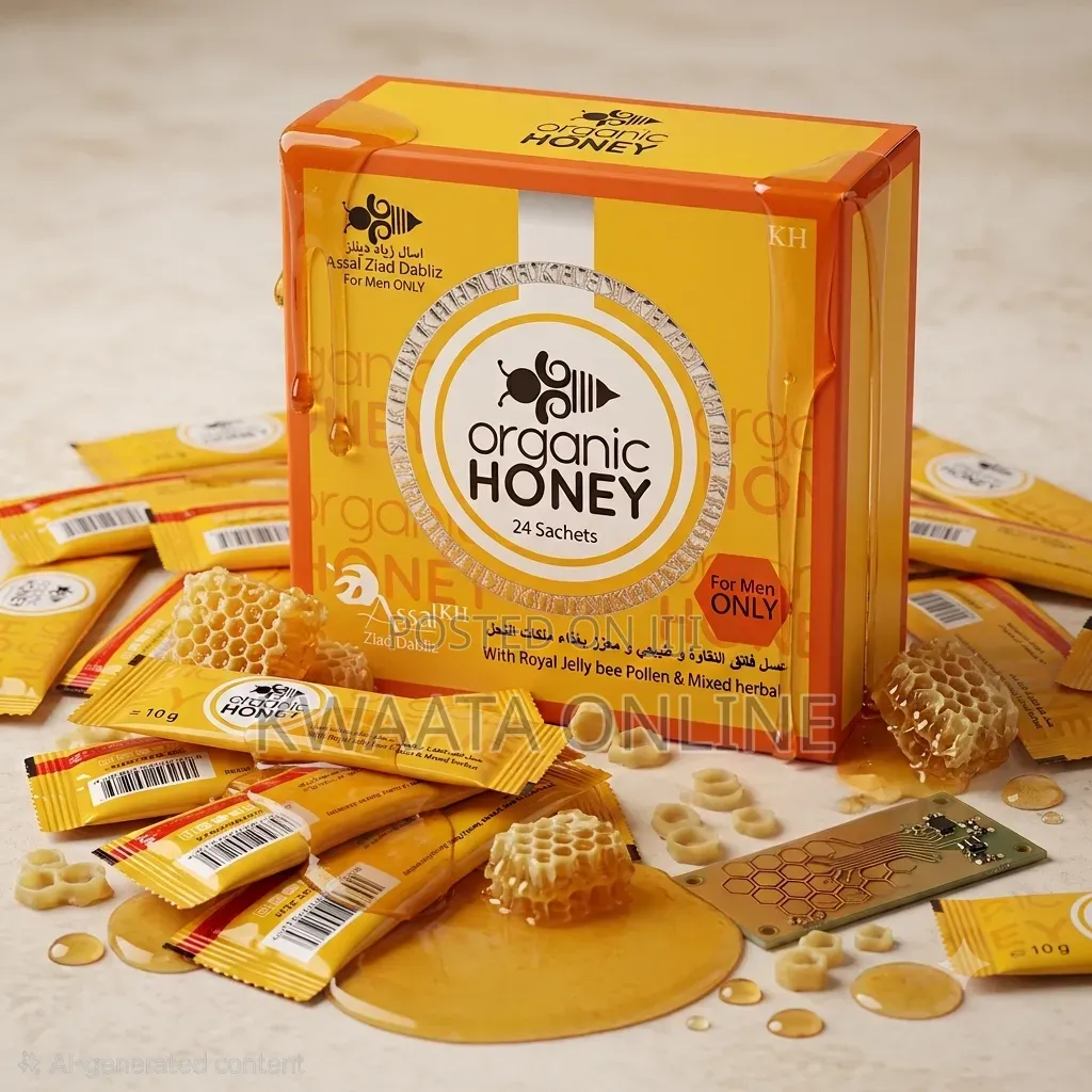 Organic Honey Men Sex Libido Wellness Bedroom Endurance (24 PC Box,10g