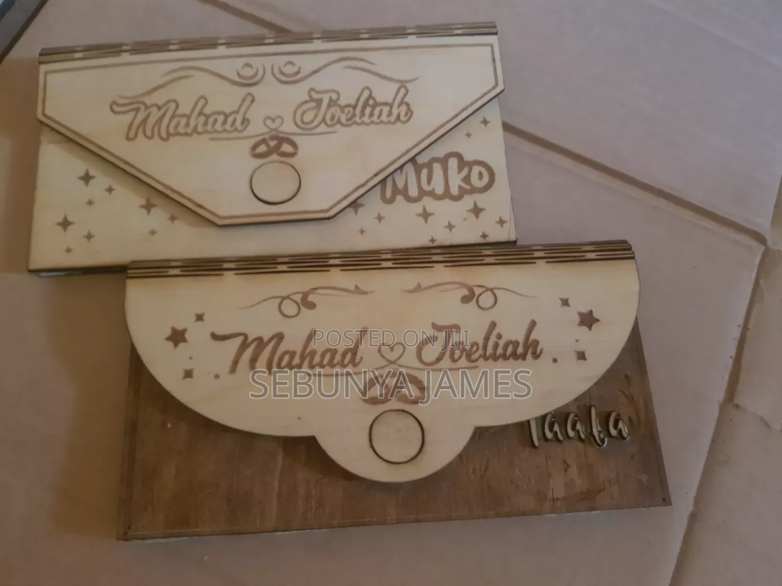 Plywood Cash Gift Envelopes