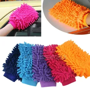 5pcs Microfiber Car Wash Mitt Scratch Free