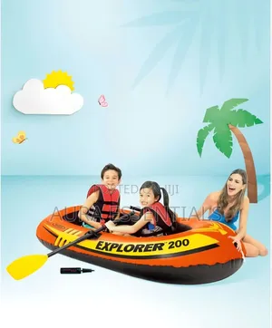 Intex Explorer 200 Inflatable Boat Set