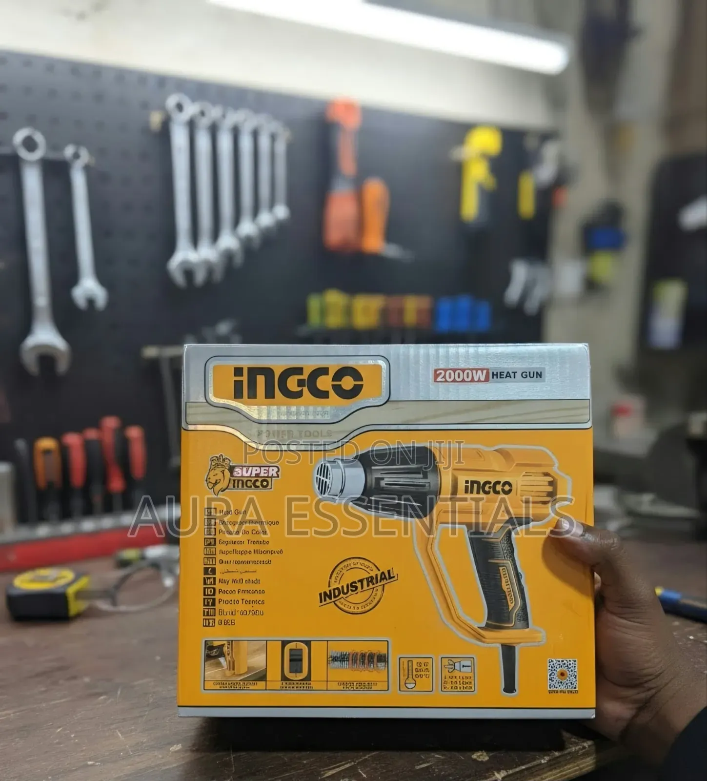 INGCO Heavy-Duty 2000W Industrial Heat Gun