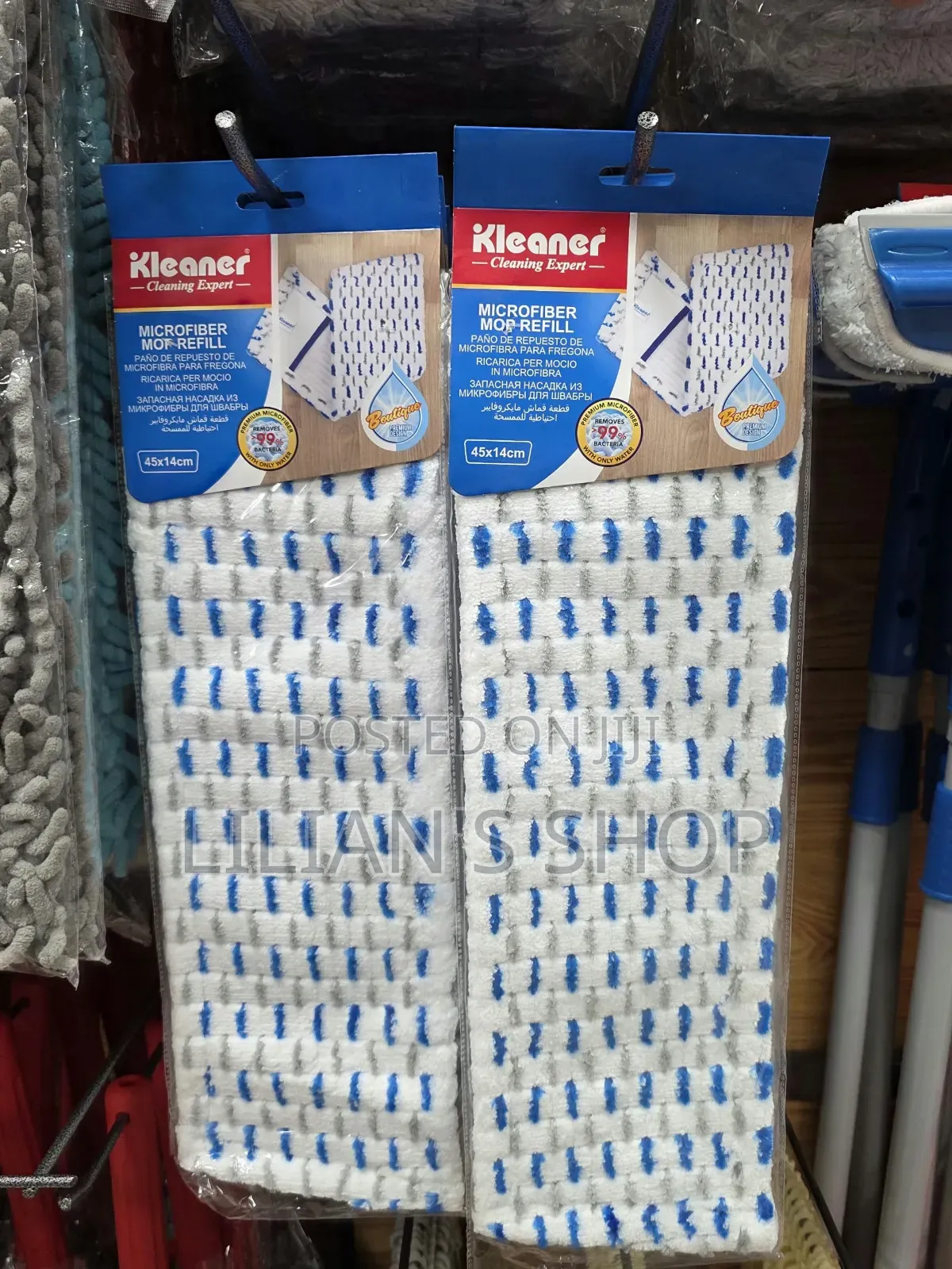 Kleaner Microfiber Mop Refills Measuring 45x14cm